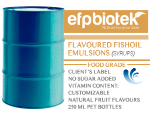 flavoured fishoil emulsions